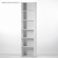 Стеллаж Лофт 1900 6 ниш, 1916х244х500, Белый Стеллаж Лофт 1900 6 ниш, 1916х244х500, Белый