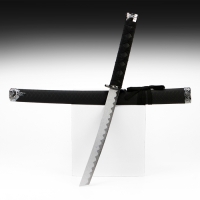 Сувенирное оружие «Катана», без подставки, чёрные ножны под змеиную кожу, матовый 70 см Сувенирное оружие «Катана», без подставки, чёрные ножны под змеиную кожу, матовый 70 см