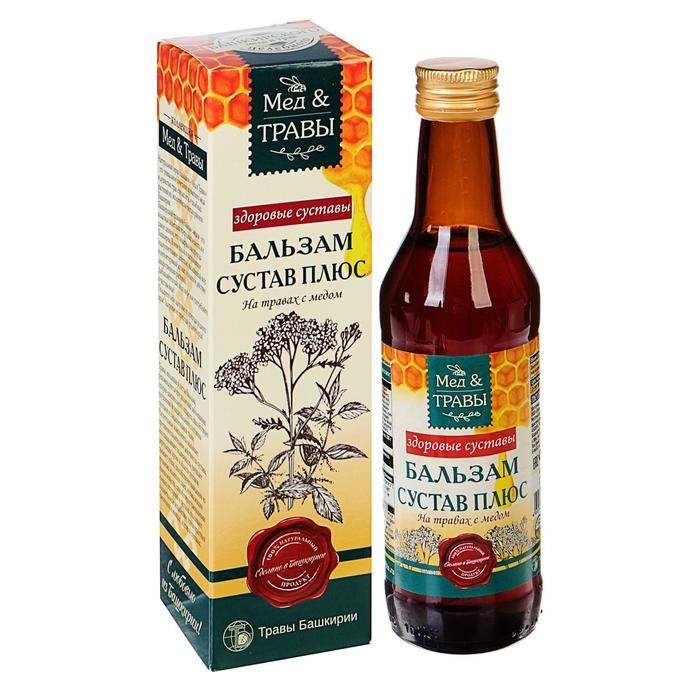 Бальзам «Сустав плюс» с мёдом, 240 мл Бальзам «Сустав плюс» с мёдом, 240 мл