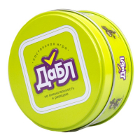 Игра настольная &laquo;Дабл&raquo;, в железной банке, от 2 игроков, 3+