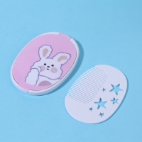 Зеркало складное «Зайка», с расчёской, 6,5 × 9,5 см Зеркало складное «Зайка», с расчёской, 6,5 × 9,5 см