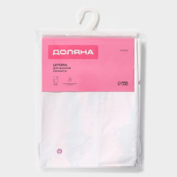 Штора для ванны Доляна &laquo;Лаванда&raquo;, 180&times;180 см, PEVA