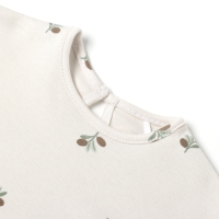 Футболка с рюшами Крошка Я Olives, р. 62-68, молочный Футболка с рюшами Крошка Я Olives, р. 62-68, молочный