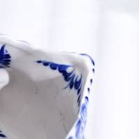 Фруктовница &laquo;Белая уточка&raquo;, 25&times;12&times;24 см, гжель