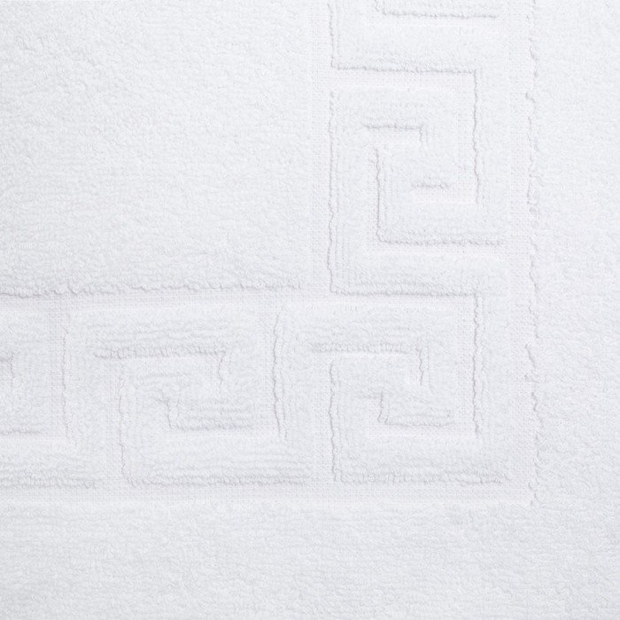 Полотенце махровое для ног 50х70см, белый, 100% хлопок, 550 г/м2