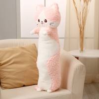 Мягкая игрушка &laquo;Кот-батон&raquo;, 80 см, цвет розовый