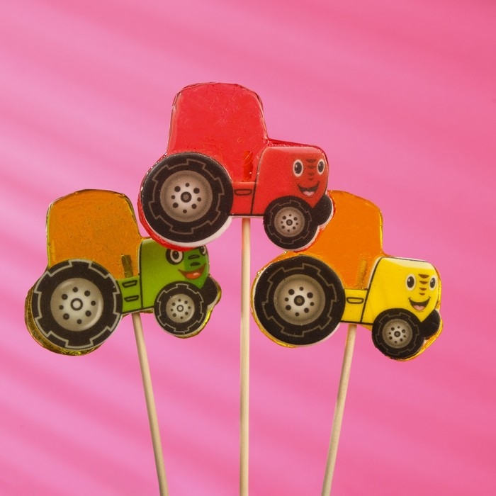 Леденец Леденец "Трактор" с пищевой печатью, 40 г