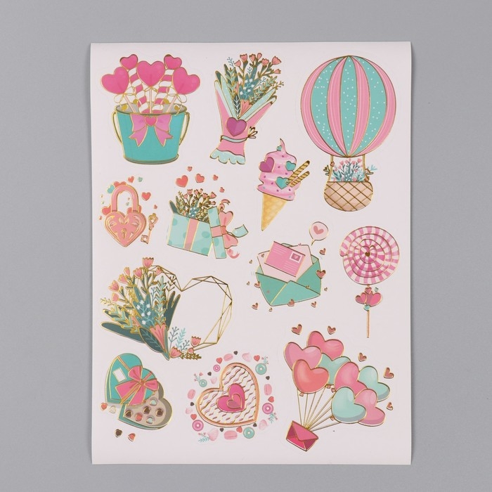 Фотоальбом 25 листов (наклейки+кольца) Фотоальбом 25 листов (наклейки+кольца) "Любовь там, где в неё верят!" 19х27х3 см