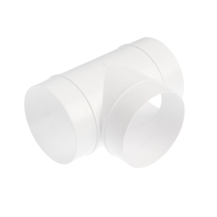 Тройник ZEIN, для круглого канала, d=100 мм, вентиляционный