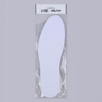 Стельки для обуви, универсальные, с подпяточником, дышащие, р-р RU до 46 (р-р Пр-ля до 47), 29 см, пара, цвет белый Стельки для обуви, универсальные, с подпяточником, дышащие, р-р RU до 46 (р-р Пр-ля до 47), 29 см, пара, цвет белый