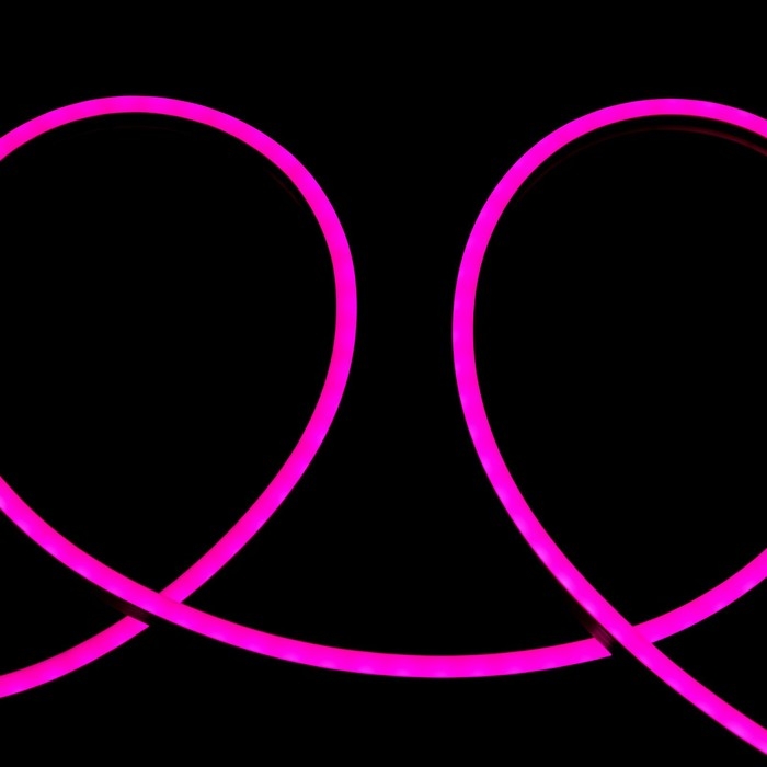 Гибкий неон Luazon Lighting 6 &times; 12 мм, IP65, 10 м, SMD2835, 120 LED/м, 12 В, свечение розовое