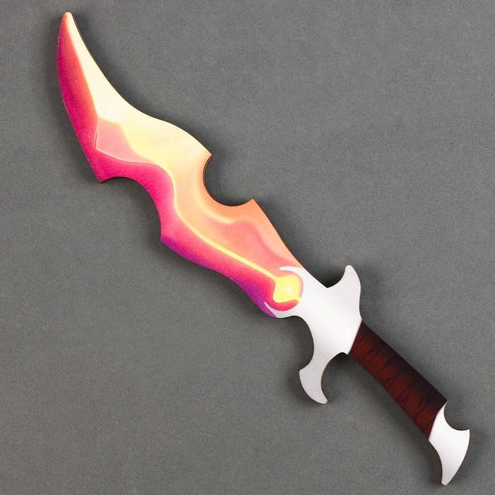 Деревянное оружие детское сувенирное &laquo;Меч&raquo;, огненный