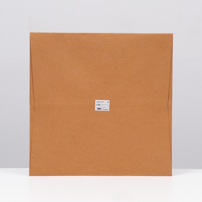 Пакет крафт с квадратным дном и окном 40 Х 40 Х 40 см Крафт, 1шт Пакет крафт с квадратным дном и окном 40 Х 40 Х 40 см Крафт, 1шт
