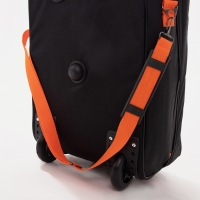 Чемодан детский 32 л (S), отдел на молнии, цвет оранжевый/чёрный Чемодан детский 32 л (S), отдел на молнии, цвет оранжевый/чёрный