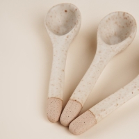 Набор ложек чайных из керамики SL Home «Виенто», 10,5×2,8 см, цвет бежевый Набор ложек чайных из керамики SL Home «Виенто», 10,5×2,8 см, цвет бежевый