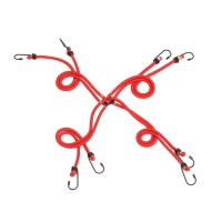 Резинка для крепления багажа "Паук" 80 см, d8 мм, металлические крючки, набор 4 шт Резинка для крепления багажа "Паук" 80 см, d8 мм, металлические крючки, набор 4 шт