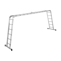 Лестница-трансформер ТУНДРА, алюминиевая, 4х6 ступени Лестница-трансформер ТУНДРА, алюминиевая, 4х6 ступени