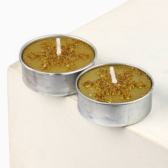 Набор новогодних новогодних свечей &laquo;Новый год: 2025&raquo;, 11 х 5,6 х 9,8 см