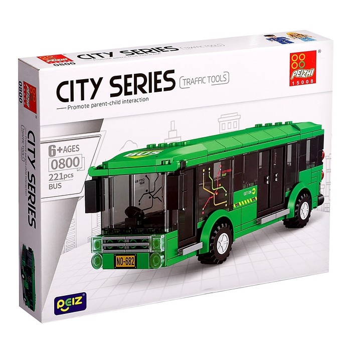 Конструктор Город &laquo;Машинки&raquo;, 221 деталь