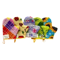 Рукавичка МИКС (фас 10шт) вафля 160 гр, ватин Рукавичка МИКС (фас 10шт) вафля 160 гр, ватин