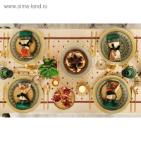 Набор столовый Этель &laquo;Нью-Дели&raquo;, скатерть 180х150 см, салф. 40х40 см-8шт, 100% хл