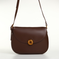 Сумка женская на клапане TEXTURA, средний размер, цвет коричневый Сумка женская на клапане TEXTURA, средний размер, цвет коричневый