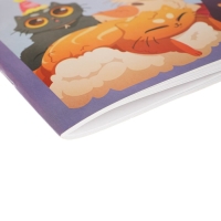 Альбом для рисования А4, 32 листа на скрепке "Друзья", обложка мелованный картон, внутренний блок офсет 100 г/м&sup2;