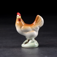 Сувенир &laquo;Курочка&raquo;, 9 х 4 см, ручная работа, фарфор