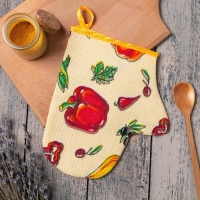 Рукавичка МИКС (фас 10шт) вафля 160 гр, ватин Рукавичка МИКС (фас 10шт) вафля 160 гр, ватин