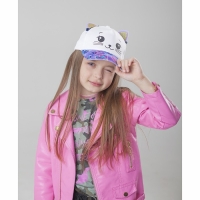 Кепка детская для девочки &laquo;Кокетка&raquo;, с заколочками, р-р 52-54, 5-7 лет