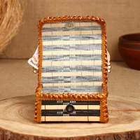 Оберег - шкатулка «Домовой», на сундучке, 10х15х14 см, микс Оберег - шкатулка «Домовой», на сундучке, 10х15х14 см, микс