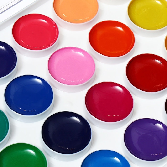 Акварель 24 цвета, ErichKrause Safari, с УФ защитой яркости, в пластиковой коробке, с европодвесом