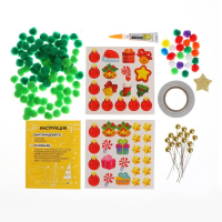 Набор для творчества &laquo;Новогодняя ёлочка из помпонов&raquo;