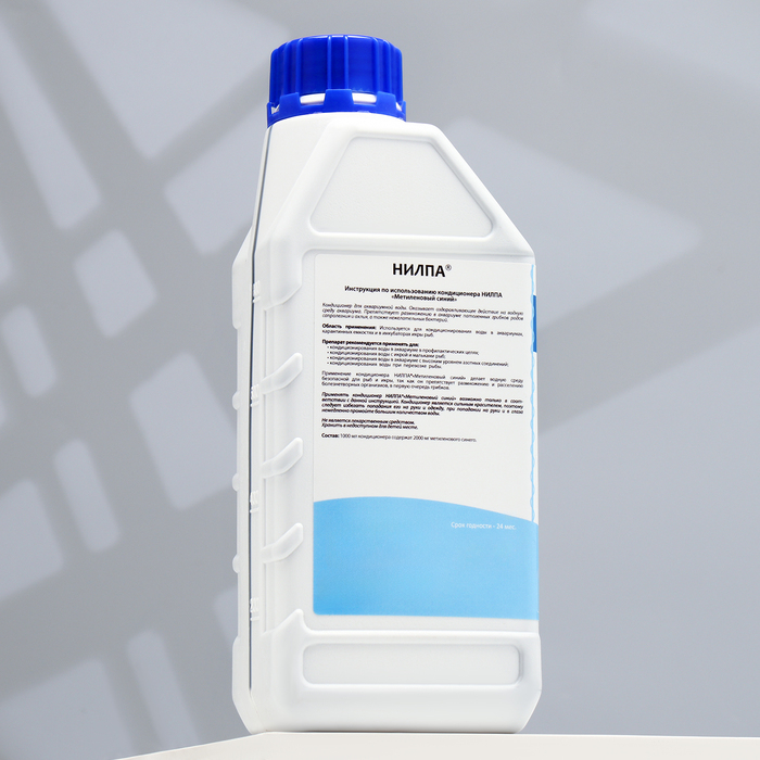 Кондиционер Кондиционер "Метиленовый синий" против грибков, бактерий, ихтиофтириоза, 1 л