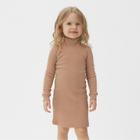 Платье для девочки MINAKU цвет бежевый, рост 110 см