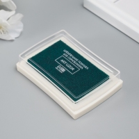 Штемпельная подушка "Зелёная" 7,7х5,2х1,8 см Штемпельная подушка "Зелёная" 7,7х5,2х1,8 см