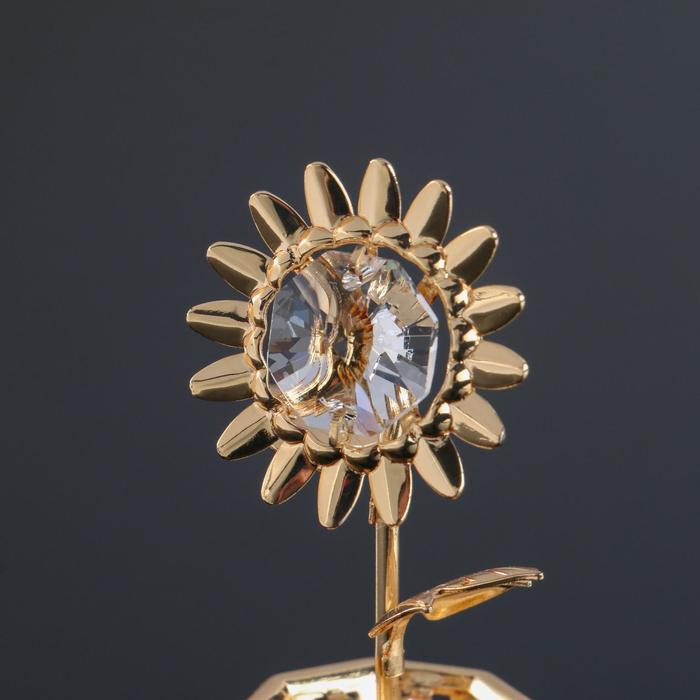 Сувенир &laquo;Цветочек", с кристаллами