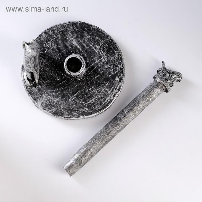 Подставка для бумажного полотенца Подставка для бумажного полотенца "Кошка с птичкой" 30х16х16см