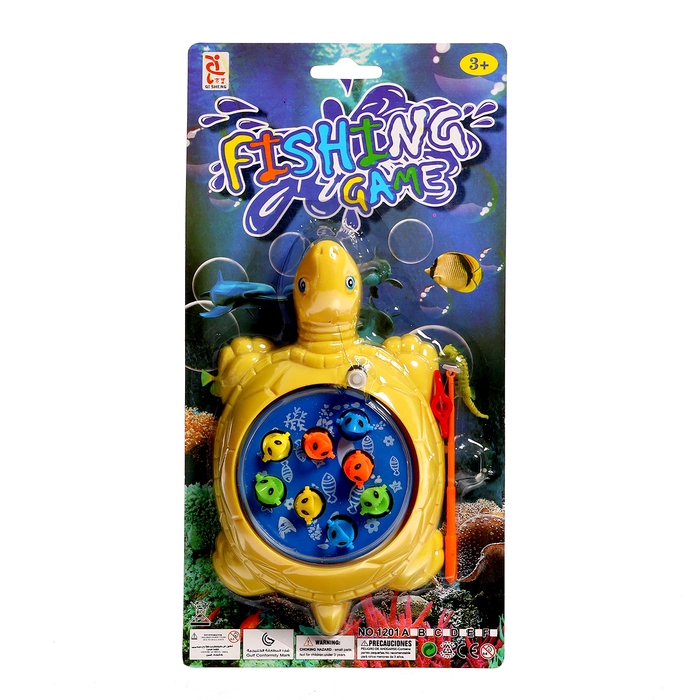 Рыбалка заводная «Черепаха», 8 рыбок с удочкой Рыбалка заводная «Черепаха», 8 рыбок с удочкой