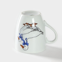 Кружка фарфоровая &laquo;Гуси&raquo;, 300 мл