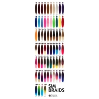 SIM-BRAIDS Канекалон трёхцветный, гофрированный, 65 см, 90 гр, цвет голубой/синий/чёрный(#FR-34) SIM-BRAIDS Канекалон трёхцветный, гофрированный, 65 см, 90 гр, цвет голубой/синий/чёрный(#FR-34)