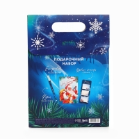 Подарочный набор новогодний, ежедневник, стикеры, ручка &laquo;Исполнения желаний&raquo;