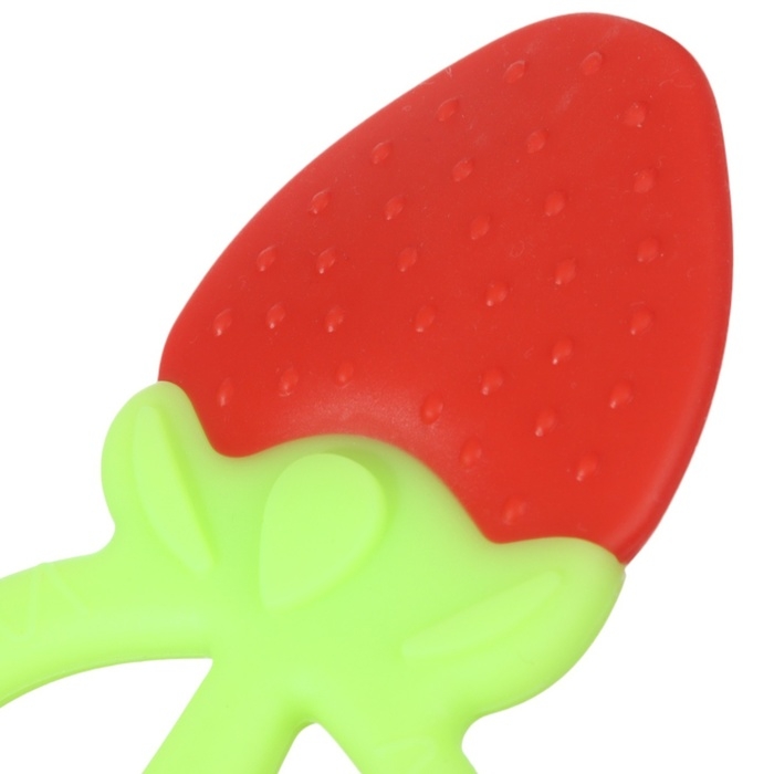 Прорезыватель силиконовый «Клубничка», Крошка Я Прорезыватель силиконовый «Клубничка», Крошка Я