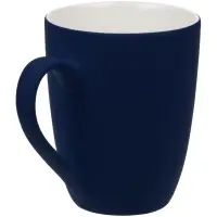 Кружка Good Morning с покрытием софт-тач, ver.2, темно-синяя Кружка Good Morning с покрытием софт-тач, ver.2, темно-синяя