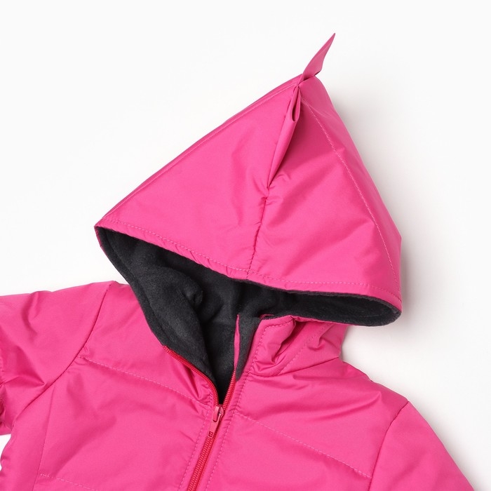 Костюм демисезонный детский, цвет малиновый, рост 86-92 см