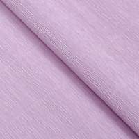 Бумага для упаковки и поделок, гофрированная, светлая, сиреневая, однотонная, двусторонняя, рулон 1 шт., 0,5 х 2,5 м Бумага для упаковки и поделок, гофрированная, светлая, сиреневая, однотонная, двусторонняя, рулон 1 шт., 0,5 х 2,5 м