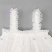 Карнавальный набор «Яркая снежинка», платье, ободок, рост 110-116 см Карнавальный набор «Яркая снежинка», платье, ободок, рост 110-116 см