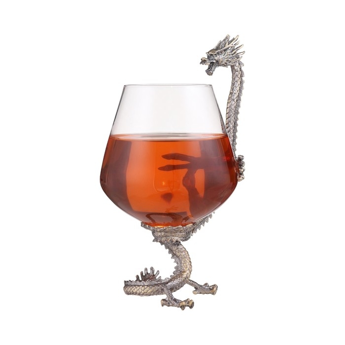 Бокал для коньяка Бокал для коньяка "Дракон", бронза