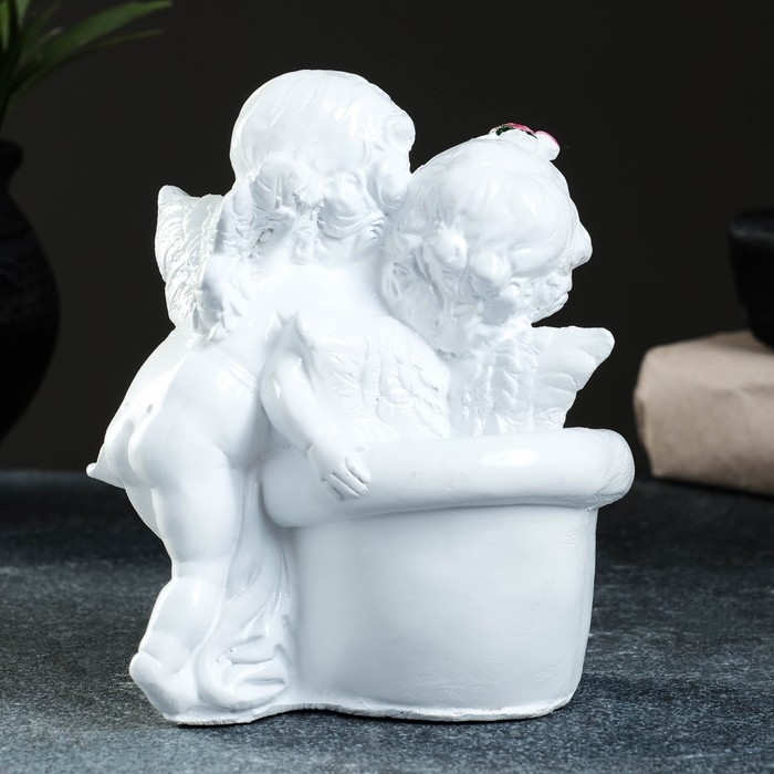 Фигура Фигура "Ангелы в кресле" 12х12см