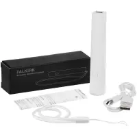 Фонарик аккумуляторный Falkirk, белый Фонарик аккумуляторный Falkirk, белый